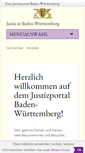 Mobile Screenshot of justizportal-bw.de